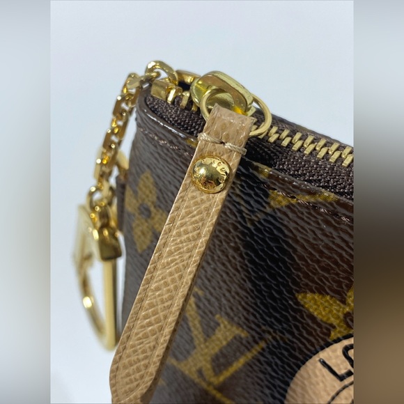 Louis Vuitton MONOGRAM TRUNKS & BAGS COMPLICE KEY POUCH Zip Wallet VGC - Picture 7 of 14